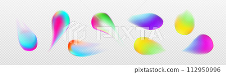 Abstract shape with gradient color and blur effect Abstract shape with gradient color and blur effect 112950996