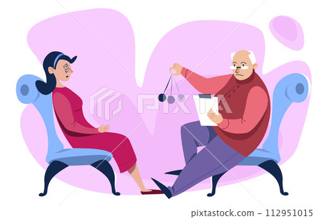 Hypnotherapy session for psychoanalysis and help. 112951015