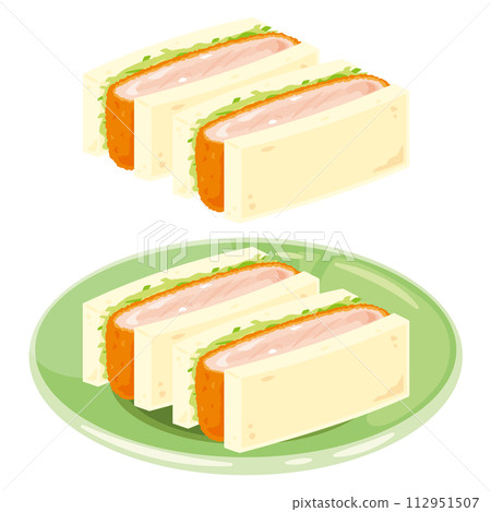 Cutlet sandwich set 112951507