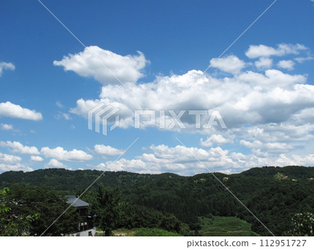 夏天的藍天白雲 112951727