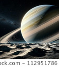 從土星衛星看到的土星 112951786