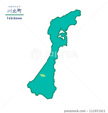 Map of municipalities in Ishikawa Prefecture Kawakita Town Map of municipalities in Ishikawa Prefecture Kawakita Town 112951921