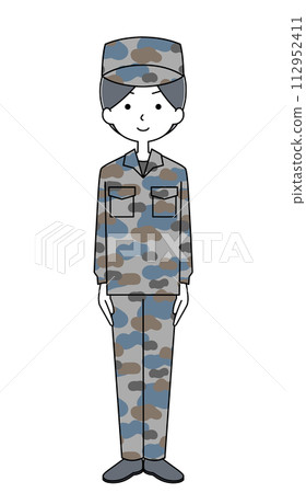 Be careful! Air Self-Defense Force camouflage uniform (female) Be careful! Air Self-Defense Force camouflage uniform (female) 112952411