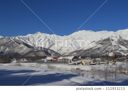 天神坂的五龍山和唐松山 天神坂的五龍山和唐松山 112953213