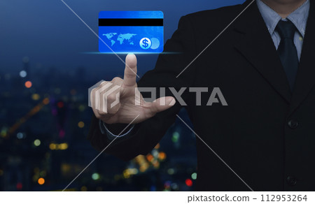 Online e-payment concept, Elements of this image furnished by NASA 112953264