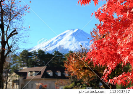 從香草堂前眺望富士山 112953757