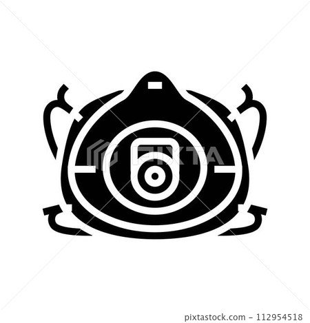 n95 mask ppe protective equipment glyph icon vector illustration 112954518
