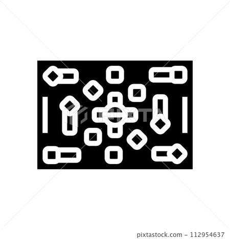 field paintball game glyph icon vector illustration field paintball game glyph icon vector illustration 112954637