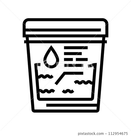 hematuria urology line icon vector illustration hematuria urology line icon vector illustration 112954675