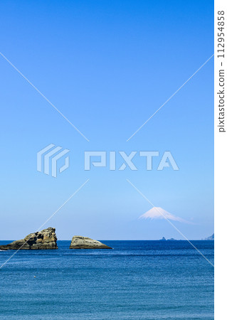 從Unsei海岸出發的富士山 112954858
