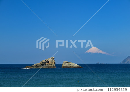 從Unsei海岸出發的富士山 從Unsei海岸出發的富士山 112954859