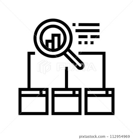competitor analysis seo line icon vector illustration competitor analysis seo line icon vector illustration 112954969