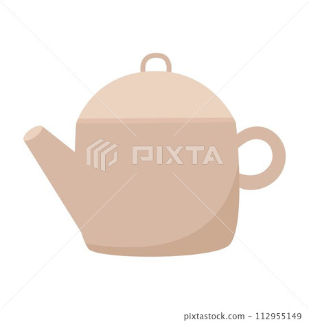 Ceramic teapot for brewing tea and herbal infusions 112955149