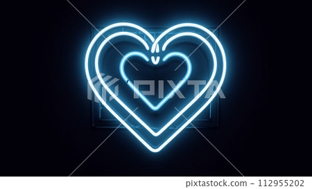 Heart's neon sign Heart's neon sign 112955202