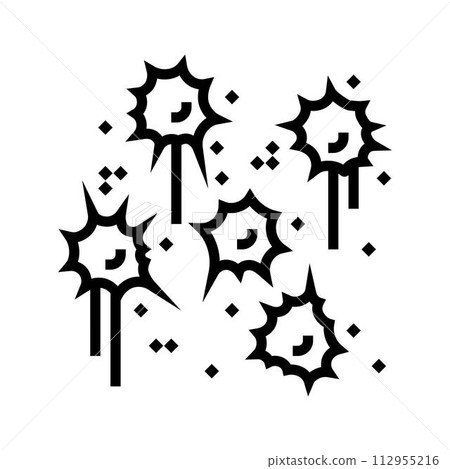 splatter paintball game line icon vector illustration splatter paintball game line icon vector illustration 112955216