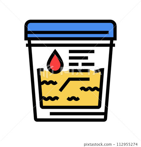 hematuria urology color icon vector illustration 112955274