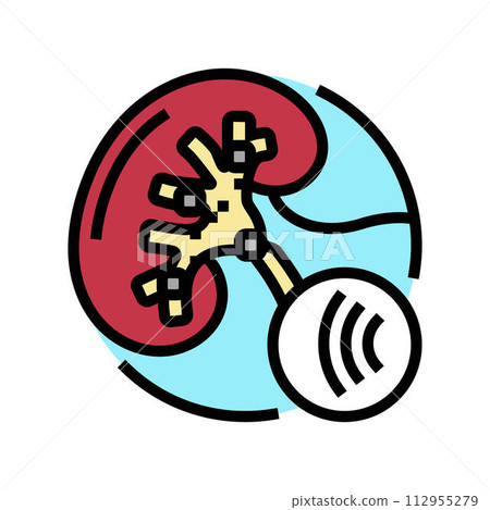 lithotripsy urology color icon vector illustration lithotripsy urology color icon vector illustration 112955279