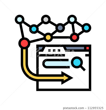 web 2.0 seo color icon vector illustration web 2.0 seo color icon vector illustration 112955325