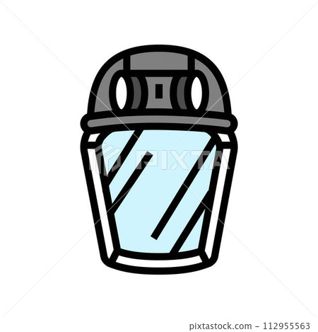 full-face respirator ppe protective equipment color icon vector illustration full-face respirator ppe protective equipment color icon vector illustration 112955563