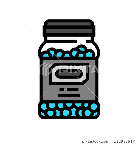 ammo paintball game color icon vector illustration 112955617