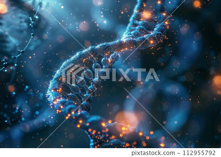 Biotechnology research on a molecular level samples under a microscope with digital analysis Biotechnology research on a molecular level samples under a microscope with digital analysis 112955792