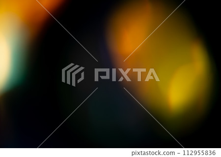 Multicolored bright highlights on a black background. for overlay to create a festive, vibrant effect, abstract background Multicolored bright highlights on a black background. for overlay to create a festive, vibrant effect, abstract background 112955836