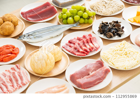 collection of various ingredients collection of various ingredients 112955869