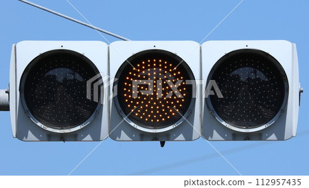 Yellow signal Yellow signal 112957435