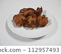 fried chicken on a plate 112957493