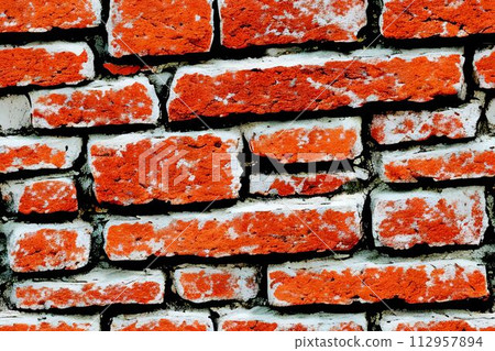 Brick texture for the background. High quality photo 112957894
