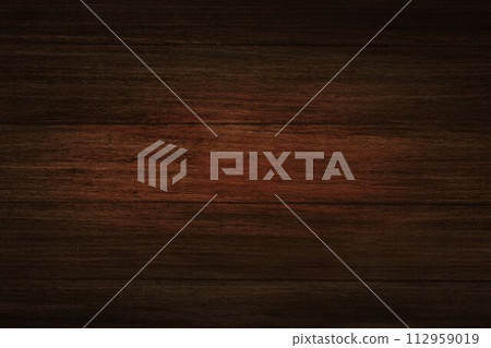 Dark wood background, old black wood texture for background 112959019