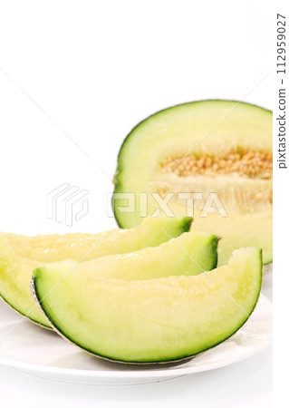 從茨城縣甜點明亮背景切出的安地斯瓜 112959027