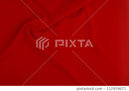 Red fabric texture background 112959671