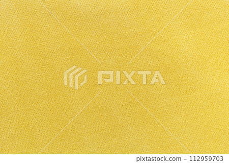 Light yellow fabric texture background, pattern of natural textile. 112959703