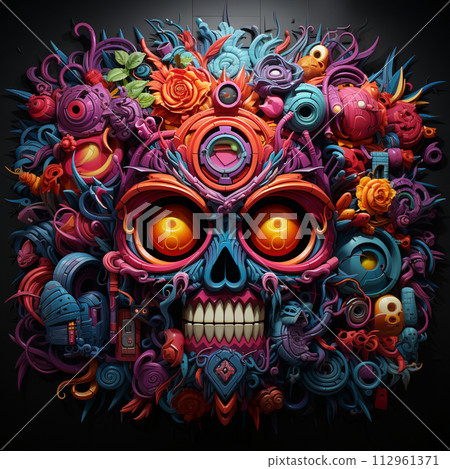 催眠幻象/心靈恍惚圖形藝術 112961371