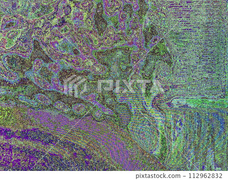 Abstract psychedelic background, Screen glitch texture. 112962832