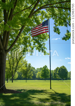 Flag Day Ceremony: Pledge of Allegiance 112963795