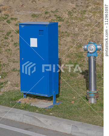 Firefighters Equipment Box Hydrant 112963897