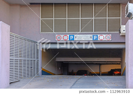 Underground Parking Garage 112963910