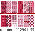 日本傳統圖案素材 112964155