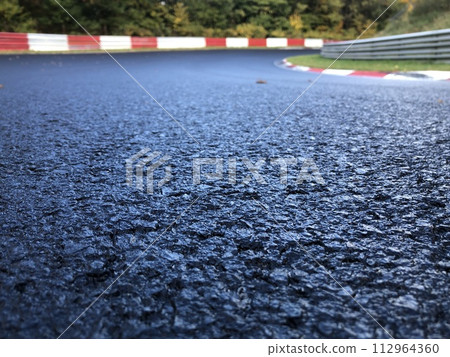 wet circuit road wet circuit road 112964360