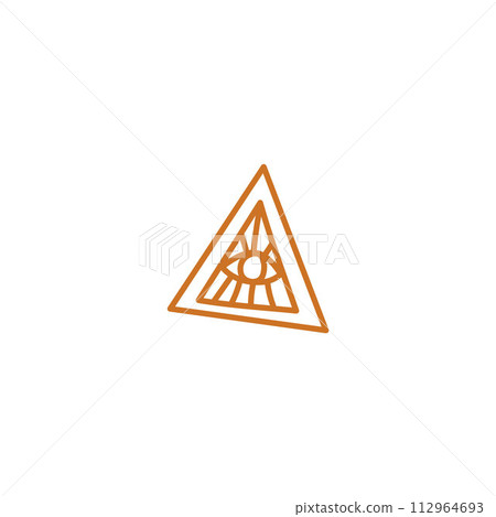 Perched brown owl vector illustration Perched brown owl vector illustration 112964693