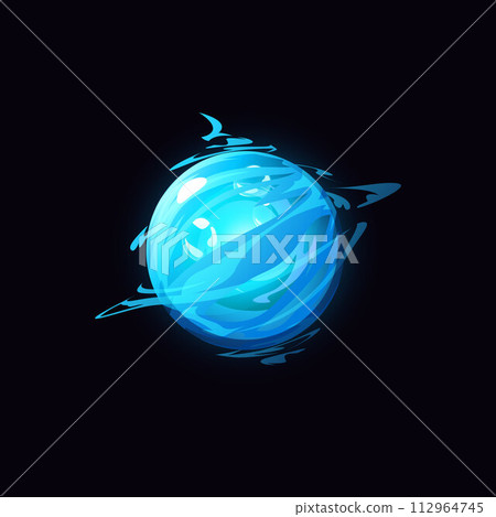 Vector magical blue sphere with mystical glow on isolated background. Vector magical blue sphere with mystical glow on isolated background. 112964745