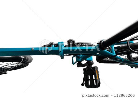 Folding bicycle frame. Folding bicycle frame. 112965206