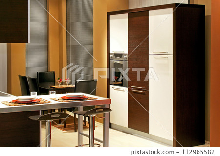 Brown kitchen Brown kitchen 112965582