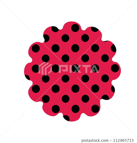 Hanamaru motif illustration Hanamaru motif illustration 112965713