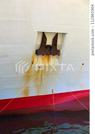 Rusty Ship Anchor 112965904