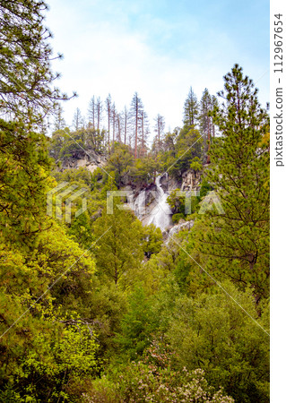 Yosemite Falls in Yosemite National Park 112967654