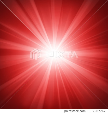 Illuminated Red Light Background, Vector Illustration 112967767