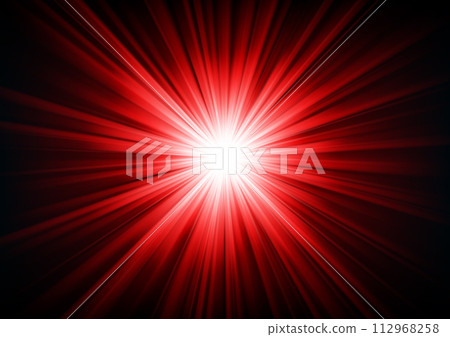 Red Light Shining From Darkness Vector Illustration 112968258